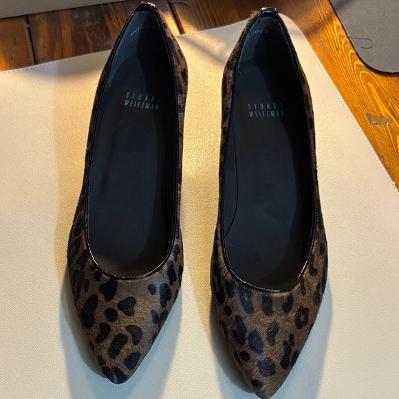 Stuart Weitzman Shoes - Stuart Weitzman Brown Leopard wedges 7M 7 M